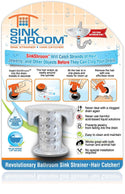 SinkShroom® (Clear) the Hair Catcher That Prevents Clogged Bathroom Sink Drains