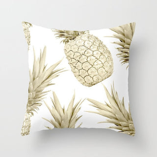 Buy gold-plants-025 Hot Gold Throw Pillows