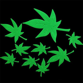 Buy maple-leaf Glow In The Dark Luminous Fluorescent Wall Stickers