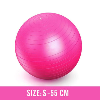 Buy pink-55-cm Men Anti Burst Exercise Balls 55cm-75cm Gym Fit Ball Professional Pilates Yoga Fitness Balance Stability Ball Supports 2200lbs