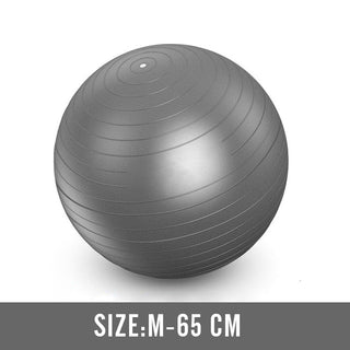 Buy gray-65cm Men Anti Burst Exercise Balls 55cm-75cm Gym Fit Ball Professional Pilates Yoga Fitness Balance Stability Ball Supports 2200lbs