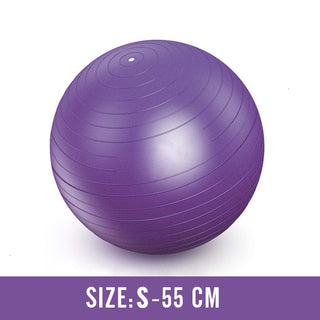 Buy purple55-cm Men Anti Burst Exercise Balls 55cm-75cm Gym Fit Ball Professional Pilates Yoga Fitness Balance Stability Ball Supports 2200lbs