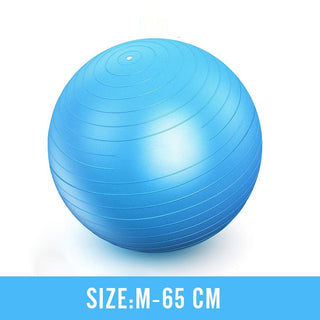 Buy blue-65cm Men Anti Burst Exercise Balls 55cm-75cm Gym Fit Ball Professional Pilates Yoga Fitness Balance Stability Ball Supports 2200lbs