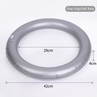 Buy gray Yoga Ball Base Fitness Balance Ball Ring Thick Explosion-proof Stability Fixed Ring Base Maternity Training 42CM Large Size