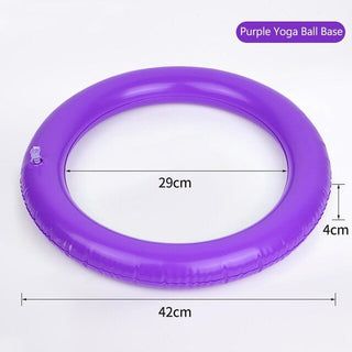 Yoga Ball Base Fitness Balance Ball Ring Thick Explosion-proof Stability Fixed Ring Base Maternity Training 42CM Large Size