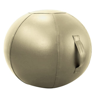 Buy 65cm-gold Anti-burst Yoga Ball with Leather Cover Thickened Stability Balance Ball 65CM 75CM