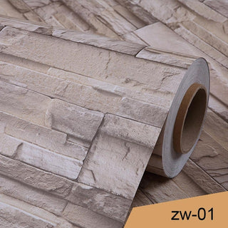 Buy zw-01 Vintage 3D Brick Pattern Wallpaper