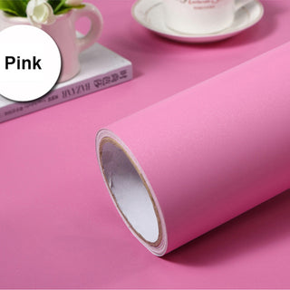 Buy pink Matte Vinyl Wallpaper Self Adhesive
